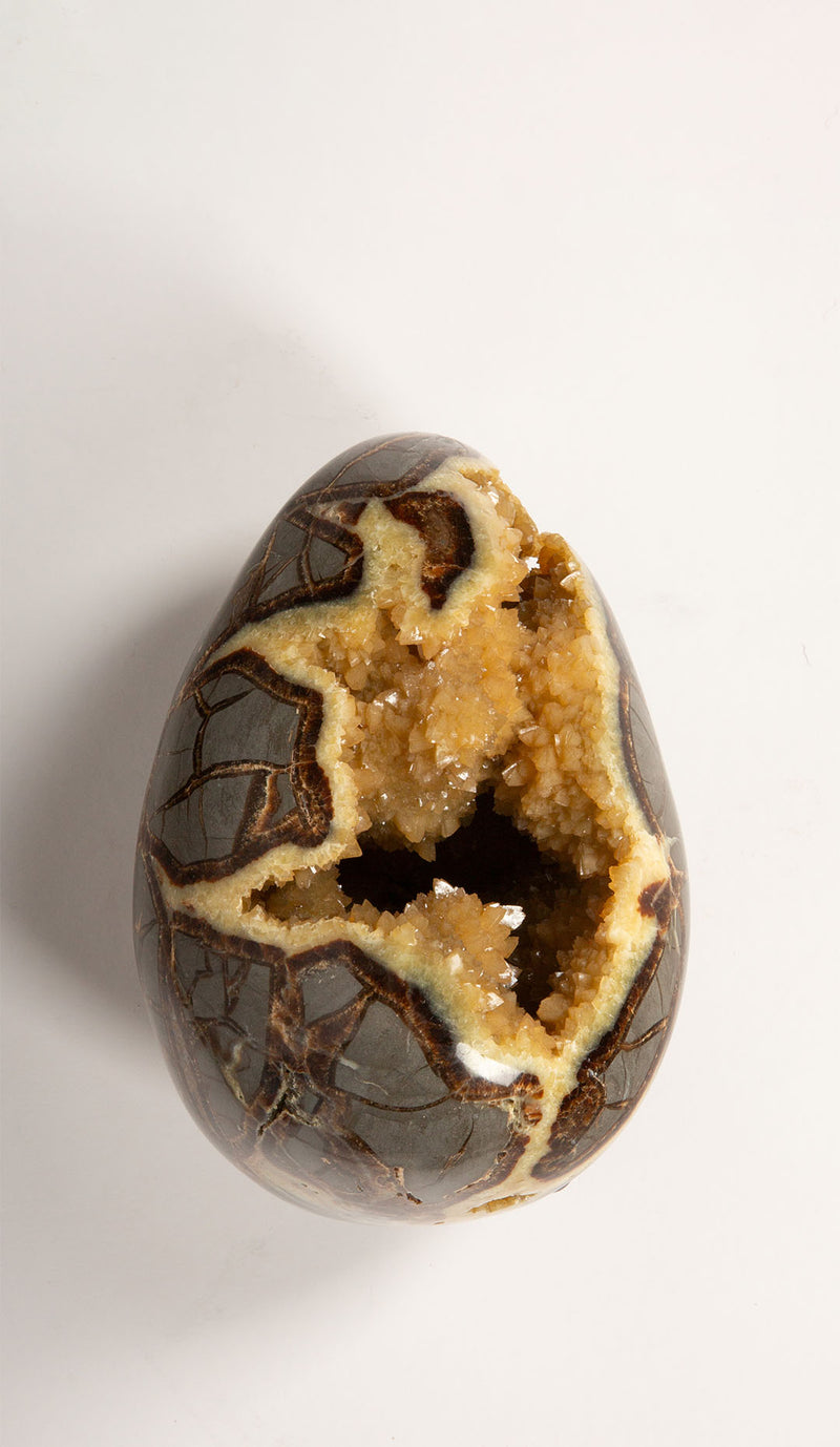 Septarian Dragon Egg: Nature’s Crystal Treasure
