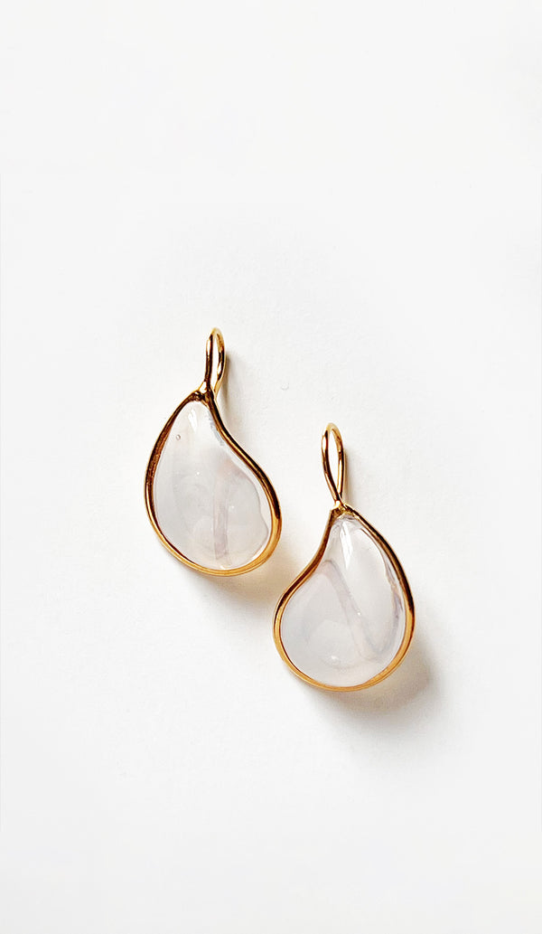 Loulou de la Falaise Teardrop Earrings, Opaline