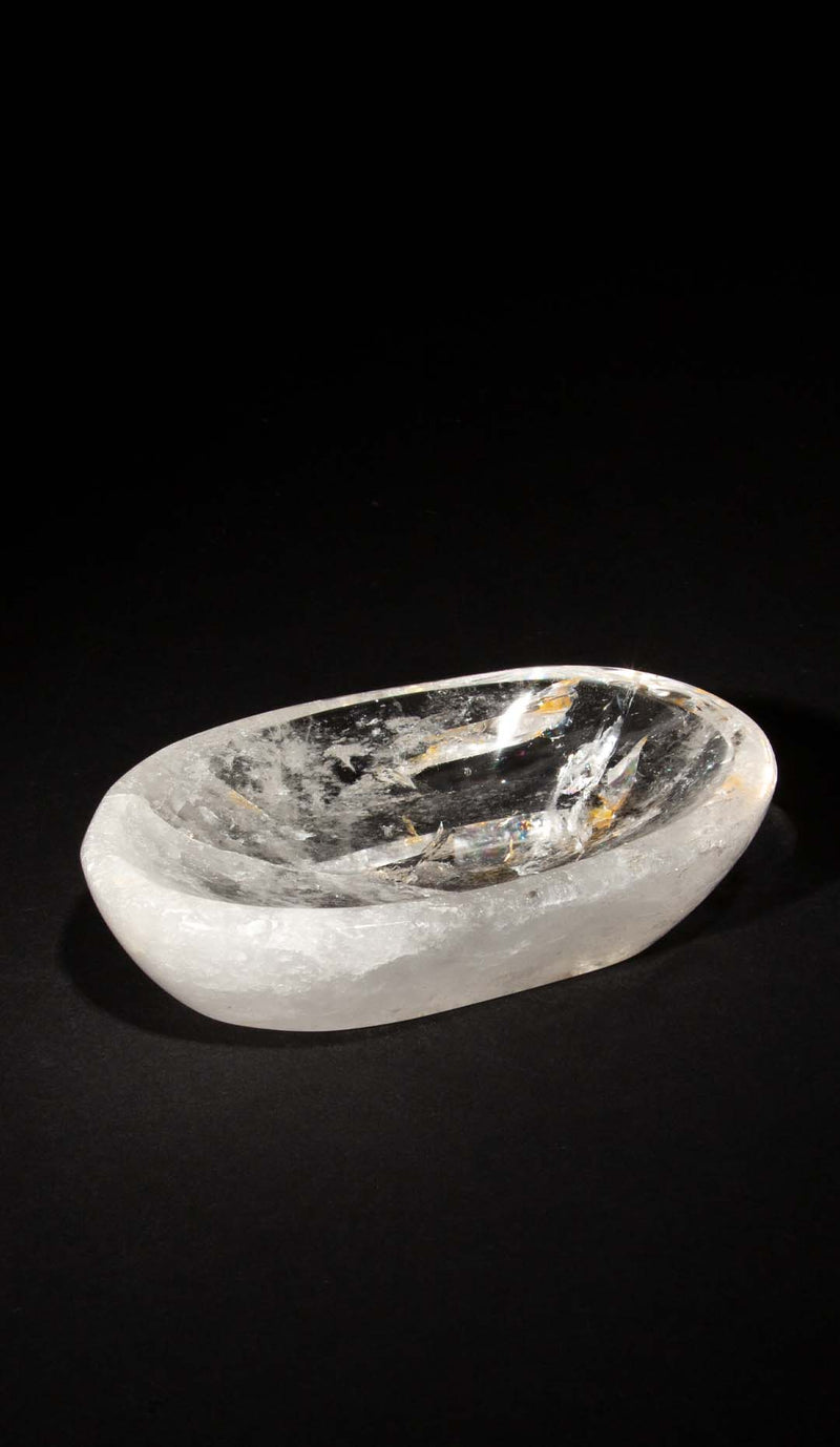 Rock Crystal Vide Poche, 5.5"