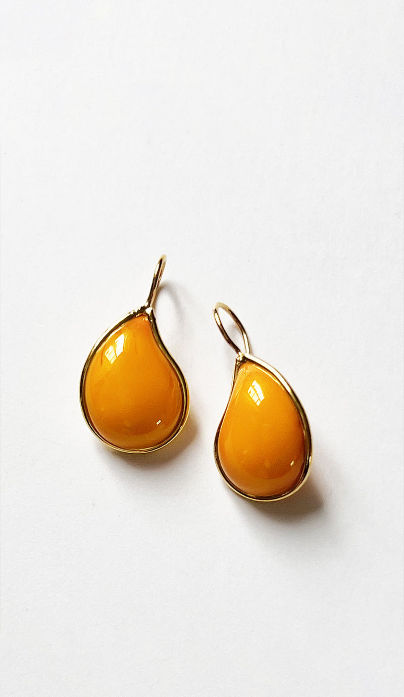 Loulou de la Falaise Teardrop Earrings, Saffron