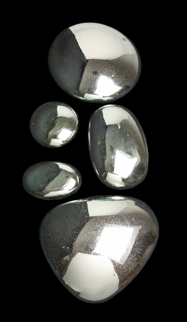 Hand Blown Mercury Glass Mirrored Raindrops