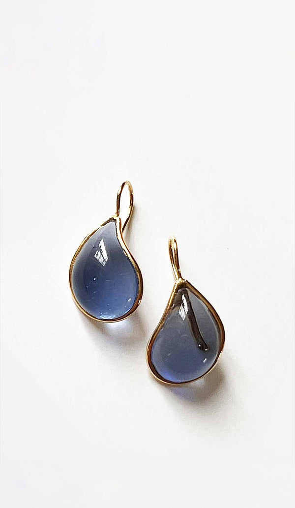 Loulou de la Falaise Teardrop Earrings, Cornflower
