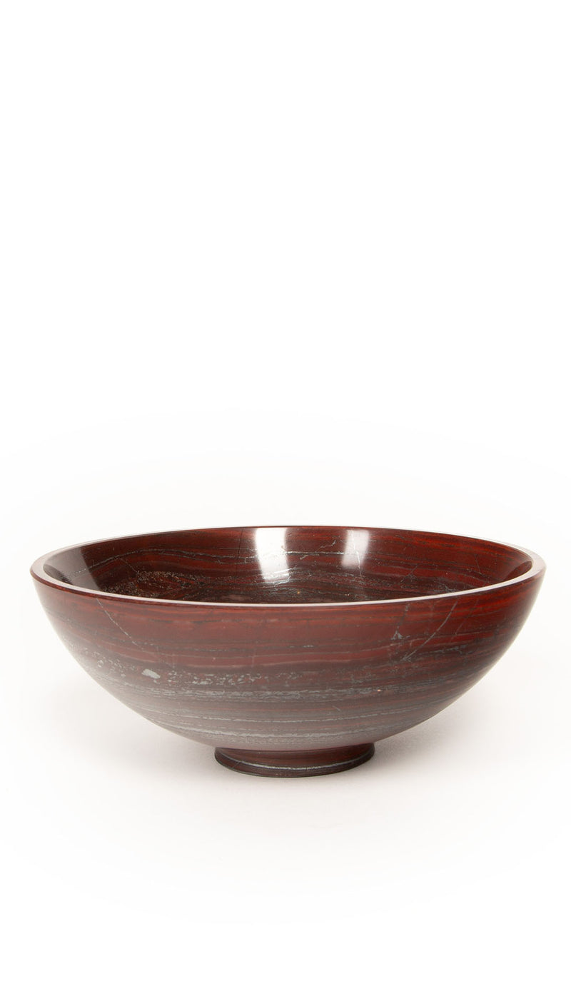 Haematite and Jasper bowl 6"