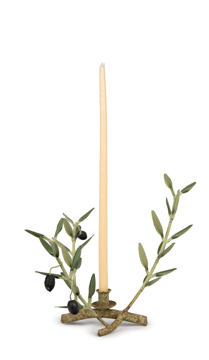 Olive Branch Candle Holder