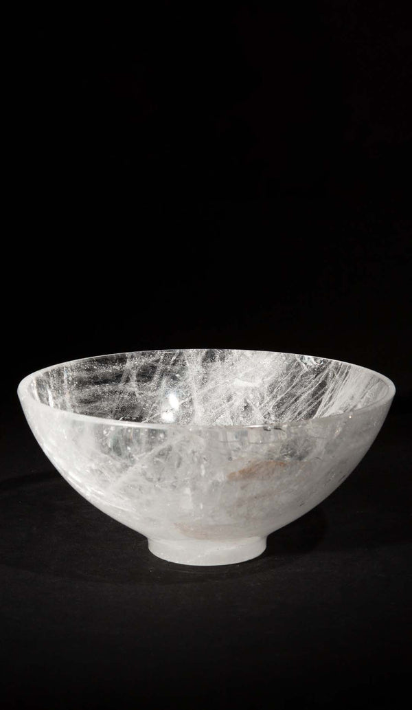 Rock Crystal Bowl 6"