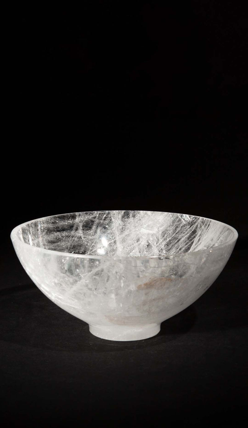 Rock Crystal Bowl 6"