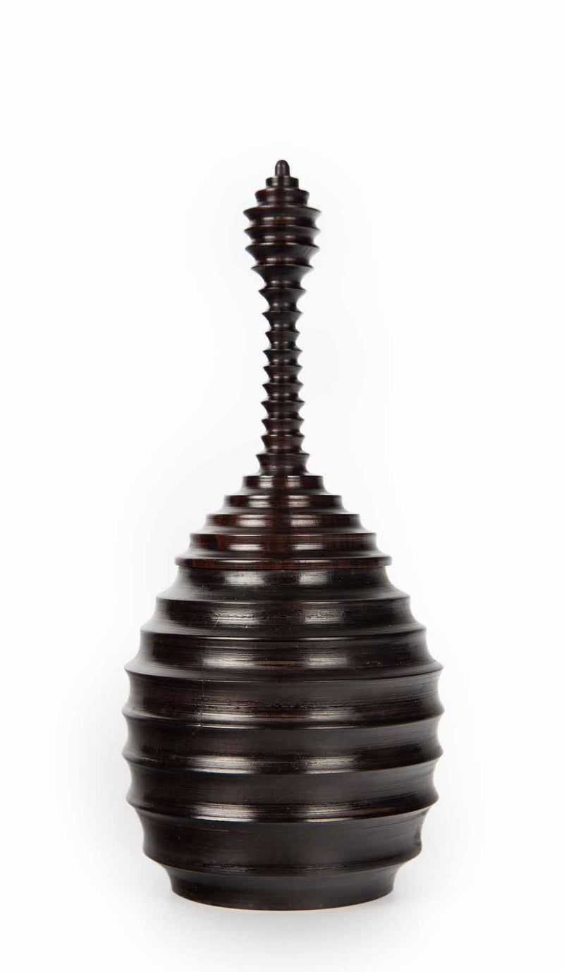 Turned Ebony Vessel