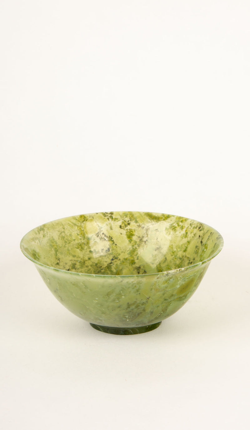 Moss Agate Bowl, 5"