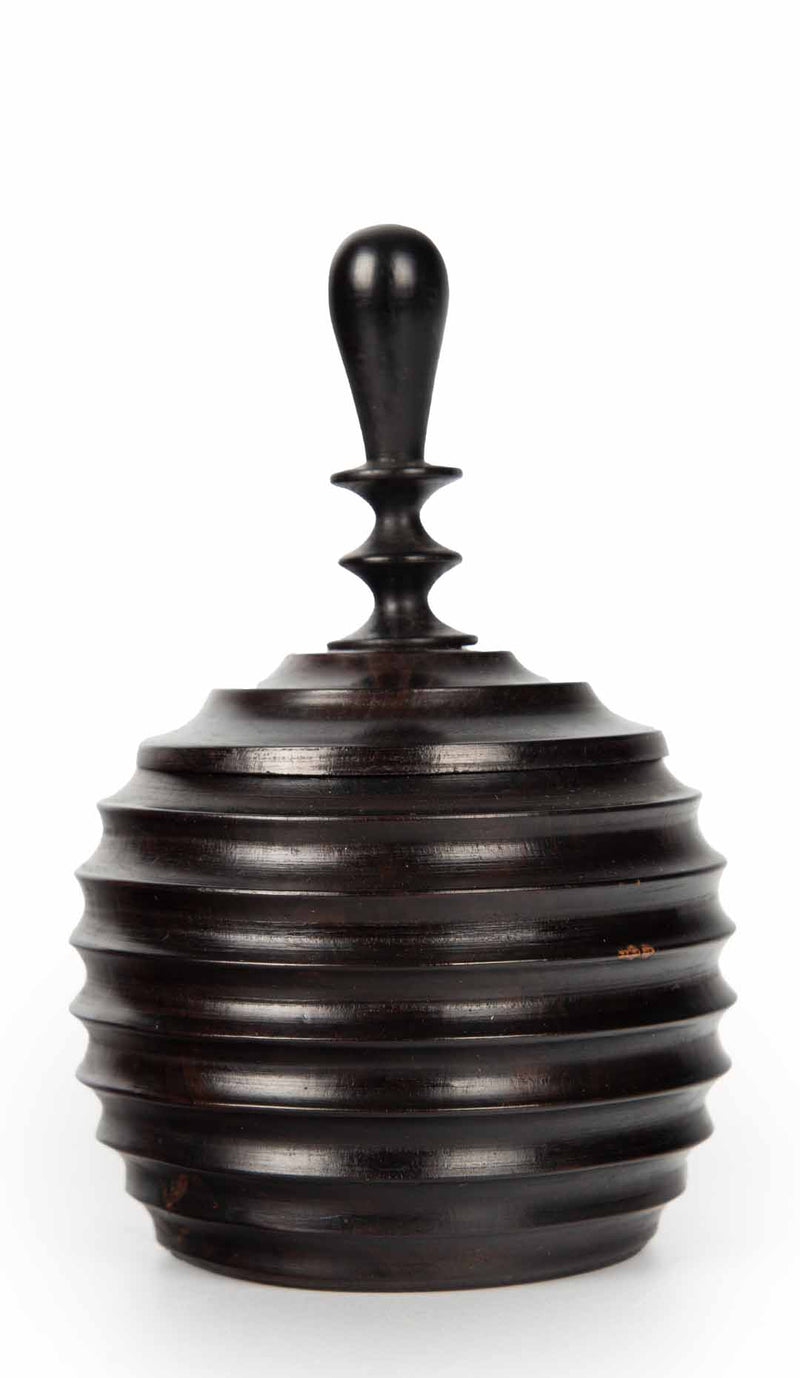 Turned Ebony Vessel