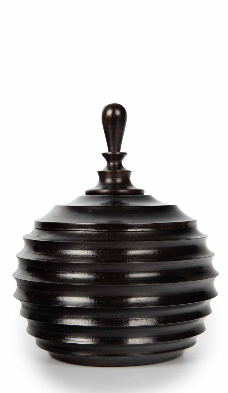 Turned Ebony Vessel