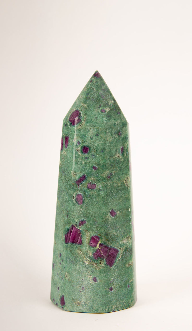 Ruby and Fuschite Point, 6.5"