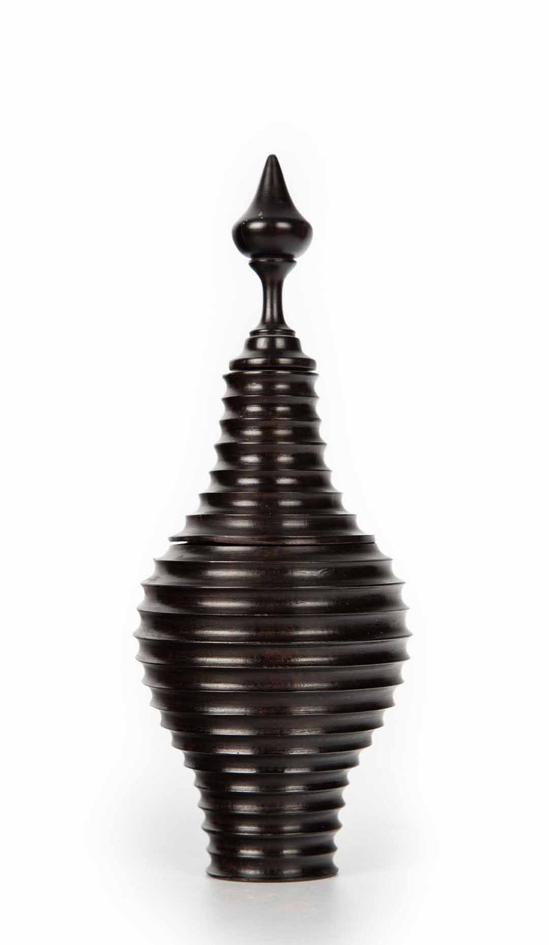 Turned Ebony Vessel