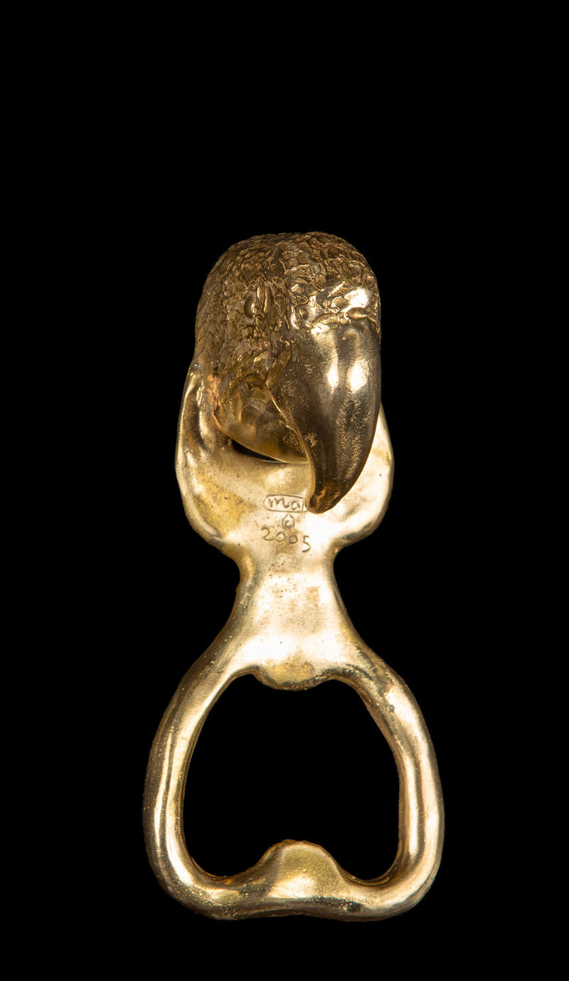 Brass Parrot Bottle Opener