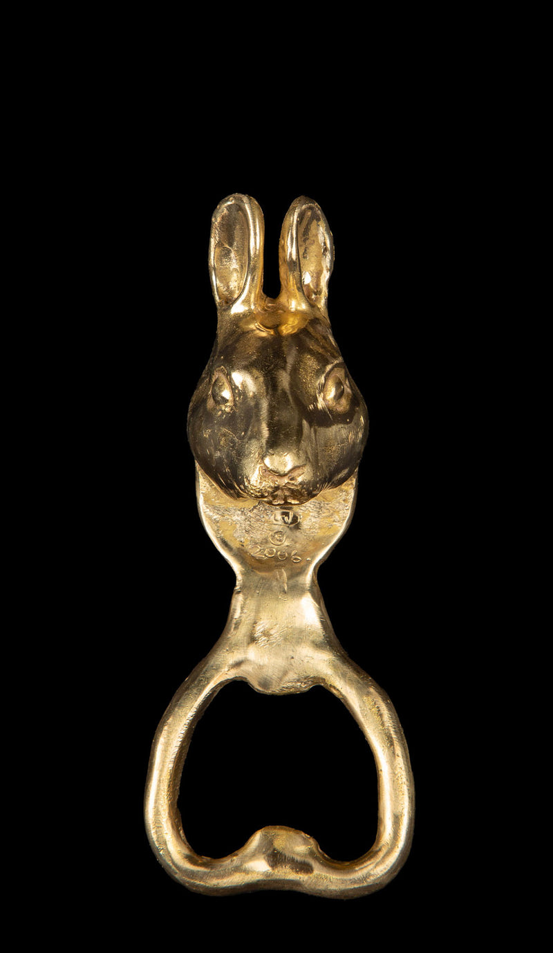 Brass Rabbit Bottle Opener