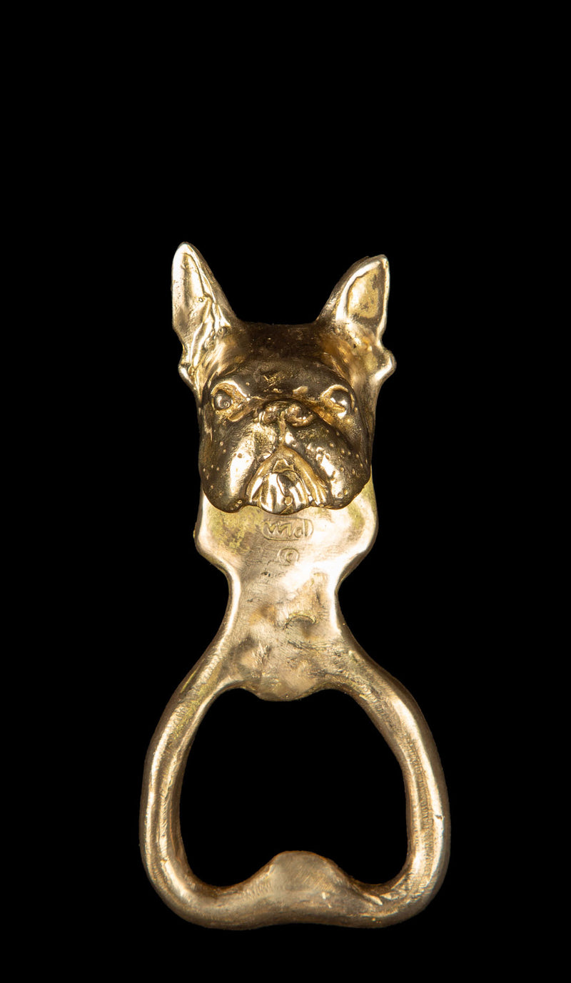 Brass Boston Bull Terrier Bottle Opener