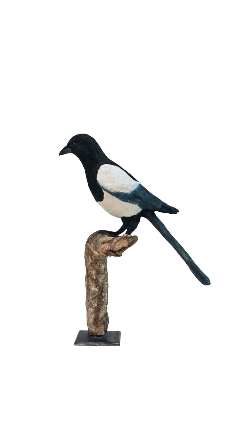 The Curious Magpie: Papier-Mâché Folk Art Sculpture
