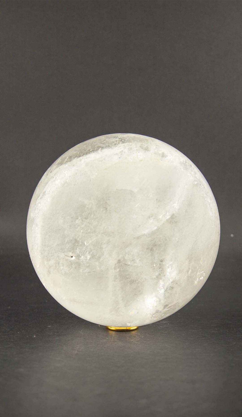 Rock Crystal Sphere 7.5" in Diameter