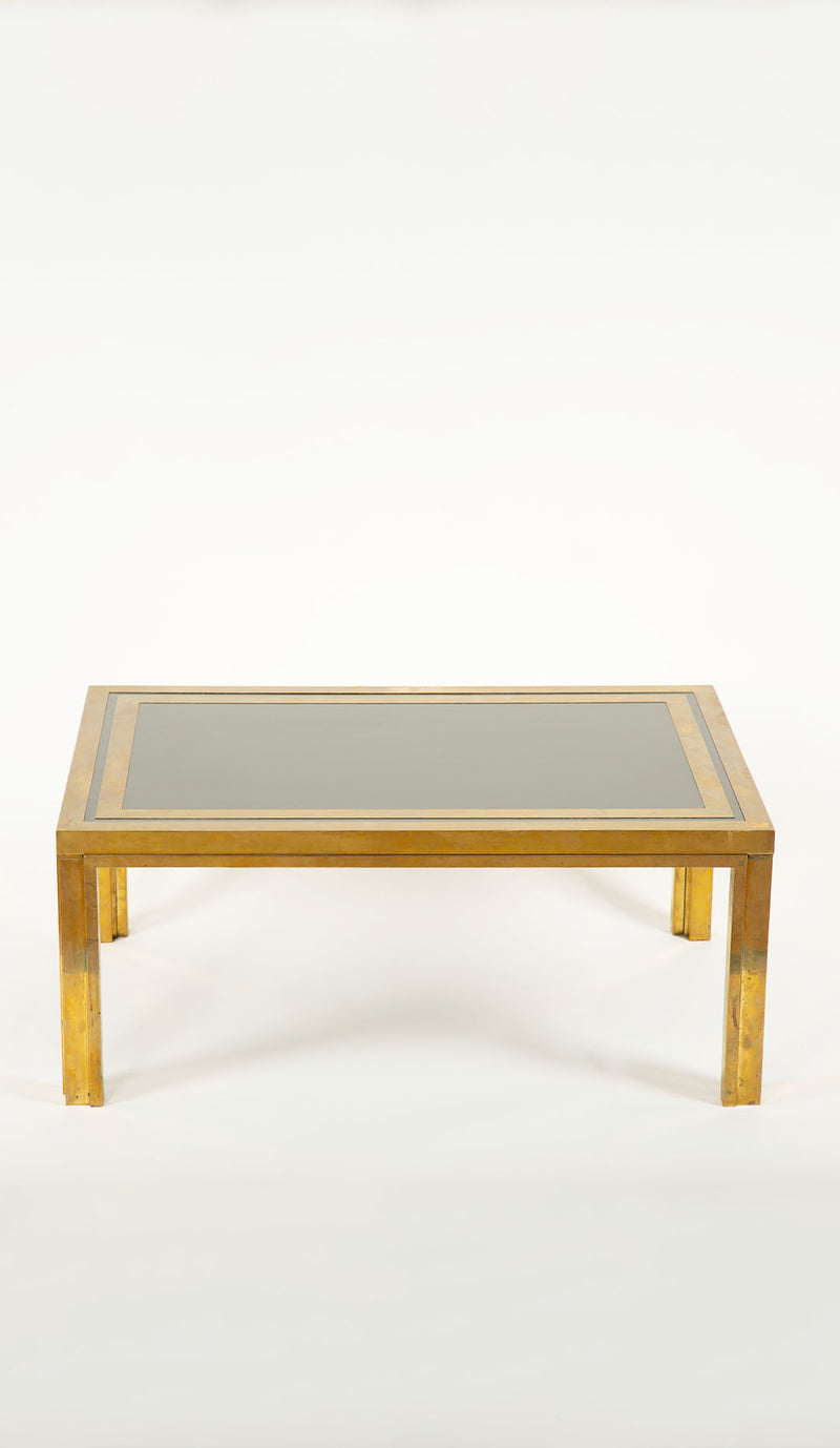 Reflections in Brass: Italian 1970s Brass Liwan's Rome Coffee Table