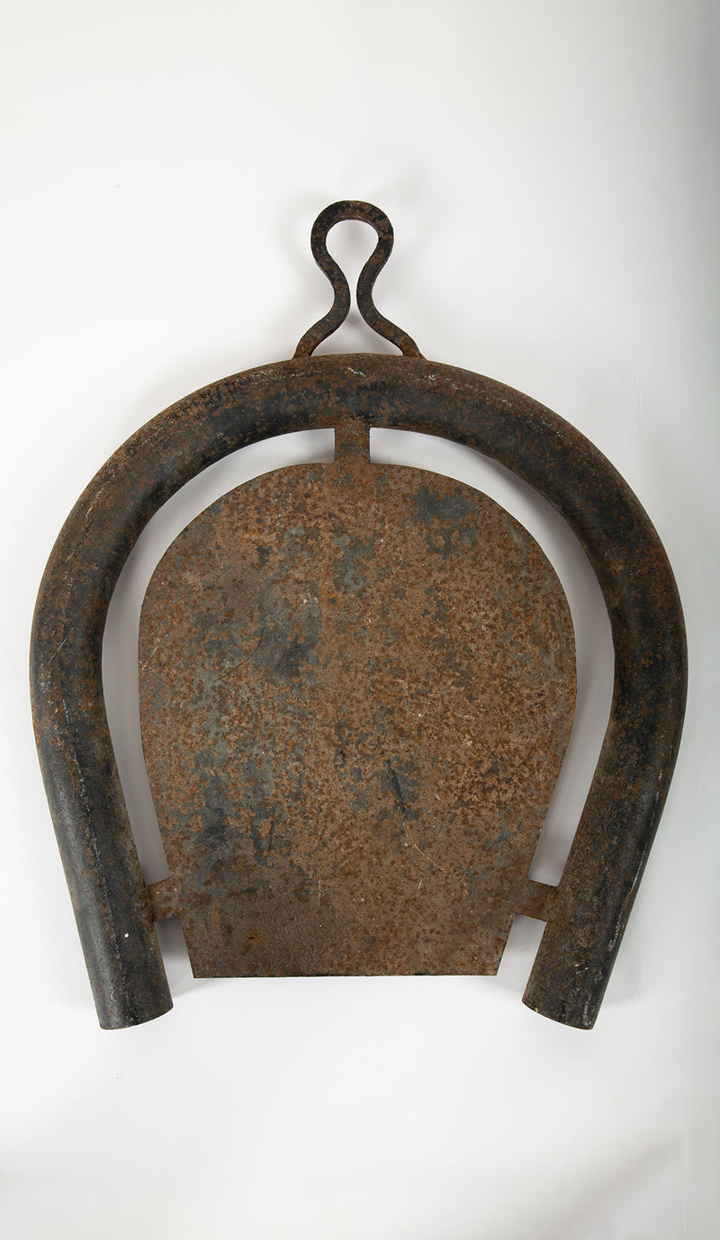 The Lucky Sign: Early 20th Century Cast Iron Horseshoe Trade Sign