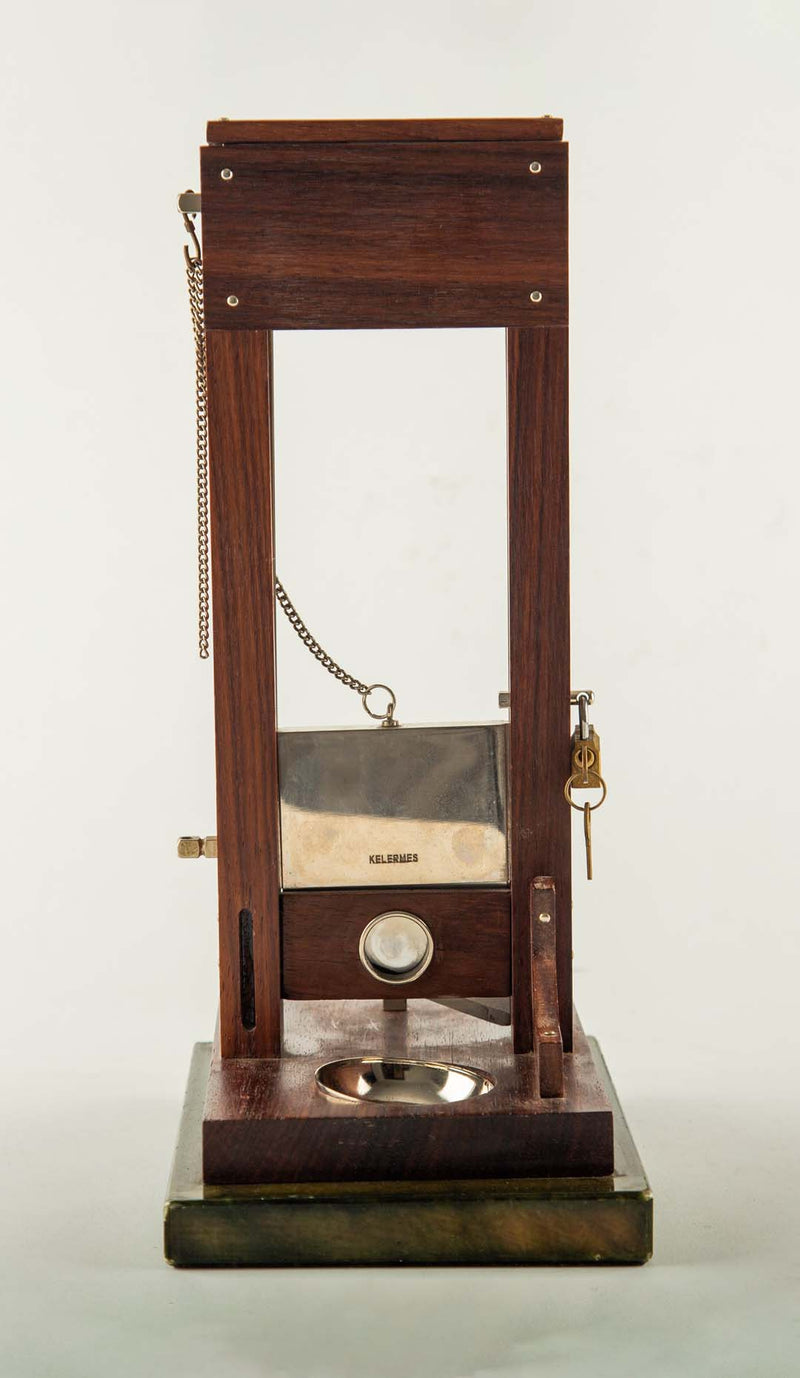 Caps Will Roll: A 20th Century Guillotine Cigar Cutter with Lock & Keys