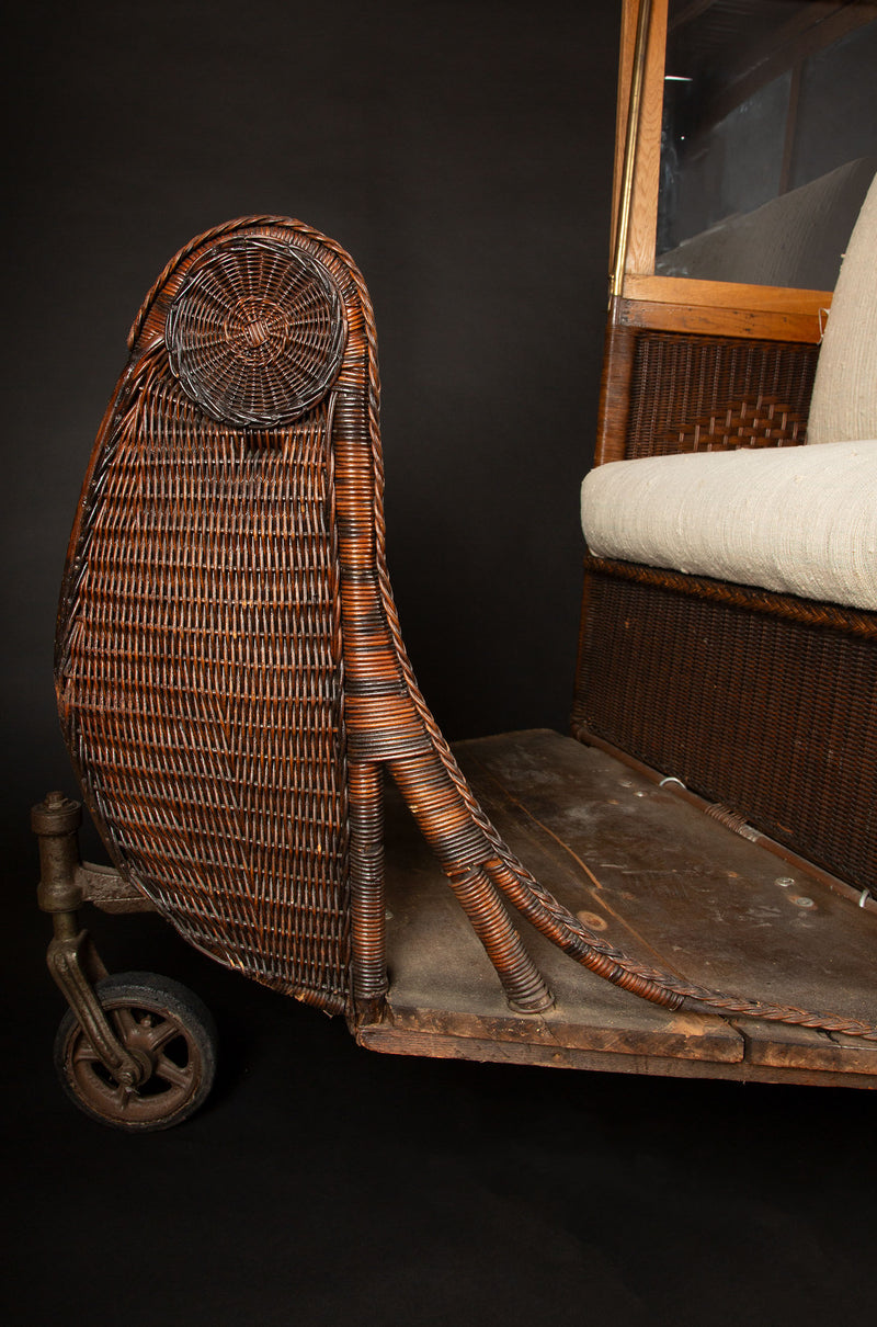 Vintage Ocean Rolling Chair Co. Inc. Boardwalk Cart: A Timeless Seaside Treasure