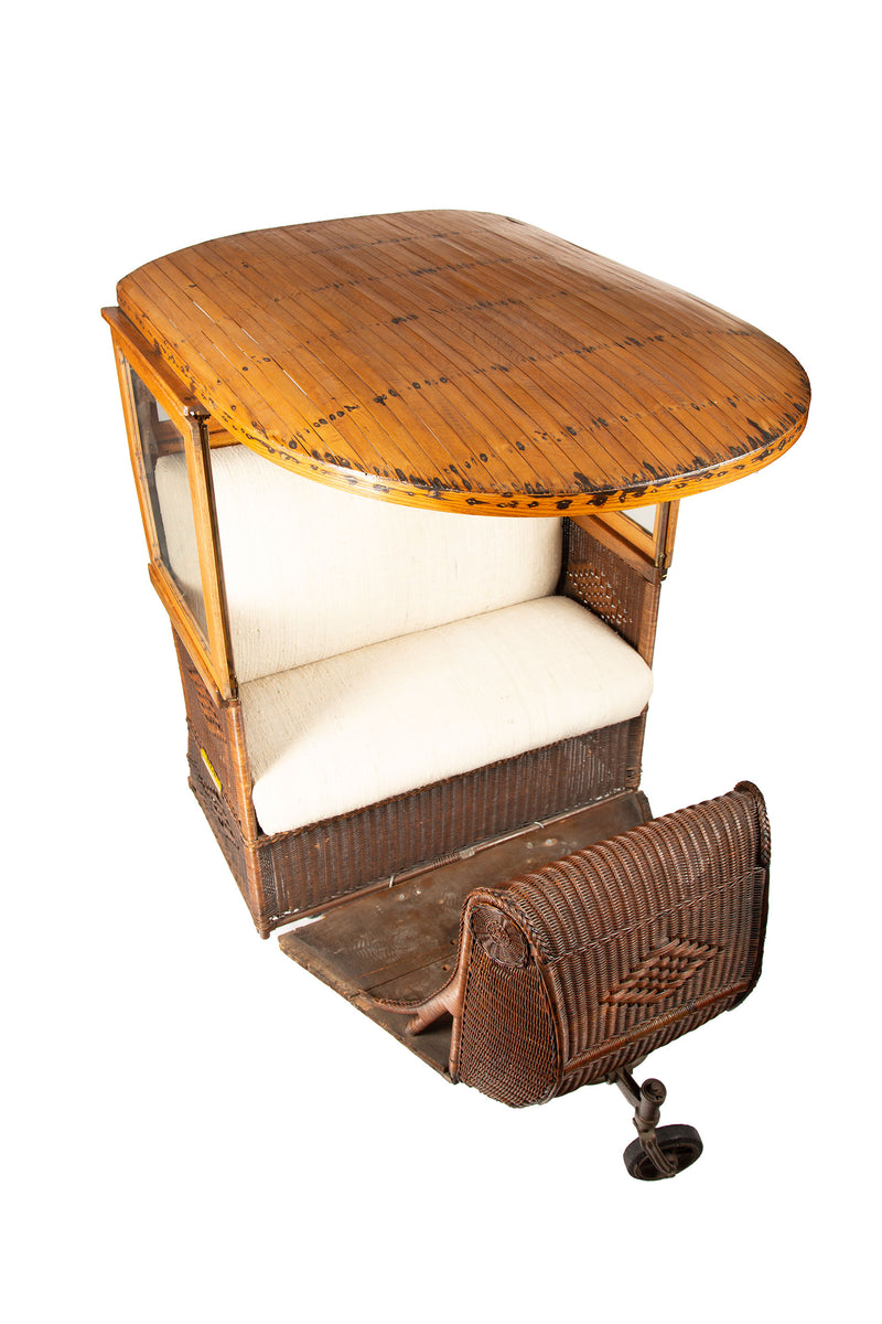 Vintage Ocean Rolling Chair Co. Inc. Boardwalk Cart: A Timeless Seaside Treasure
