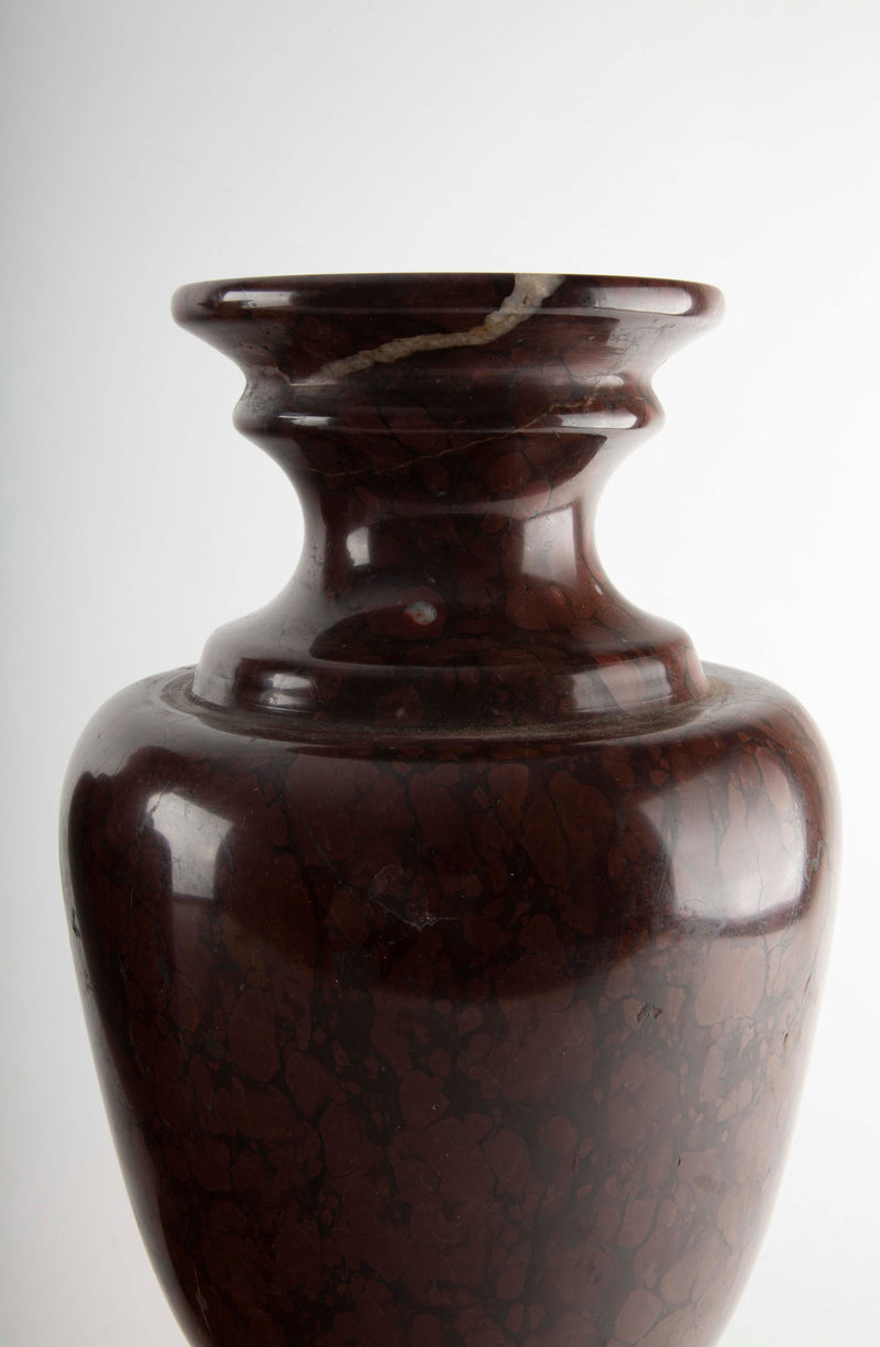 Pair of 19th C. Classical Marble Urns