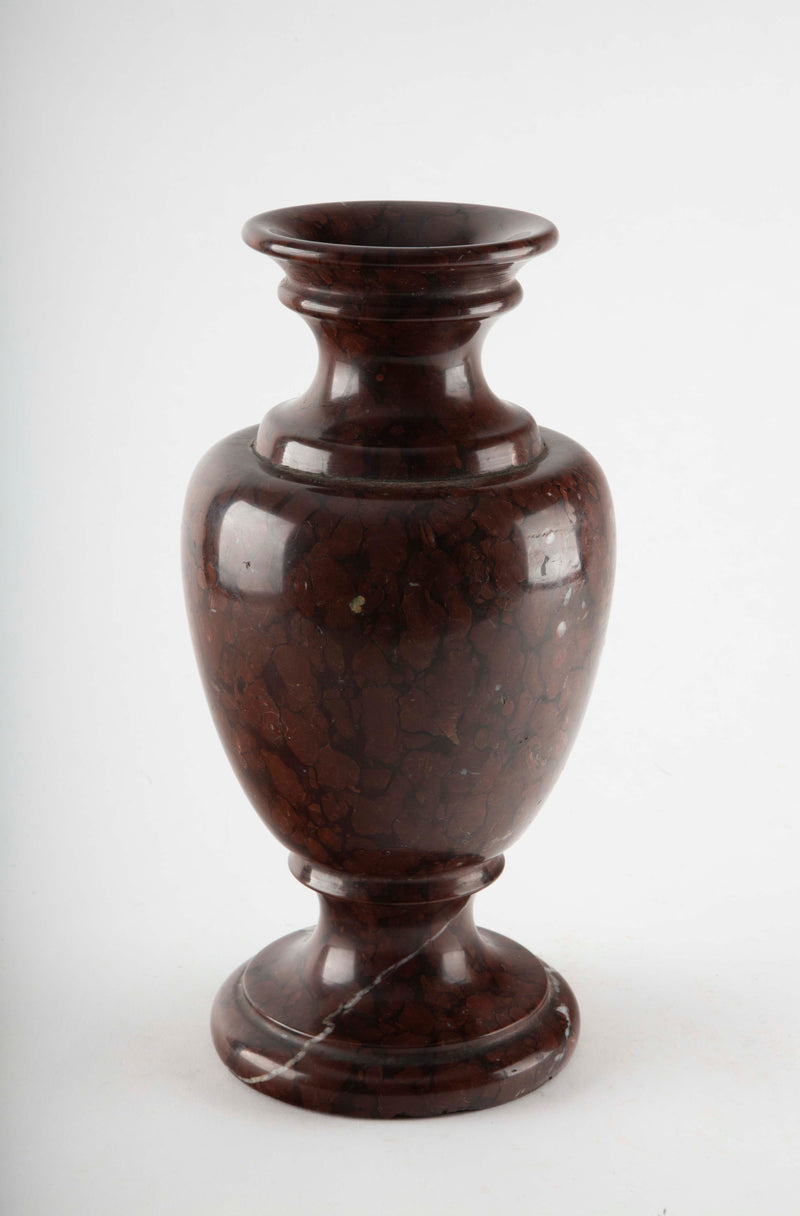 Pair of 19th C. Classical Marble Urns