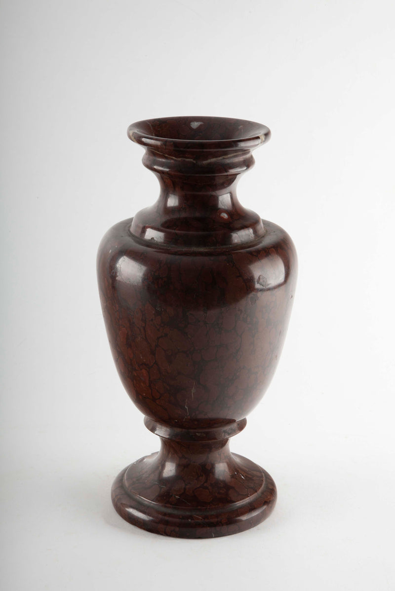 Pair of 19th C. Classical Marble Urns