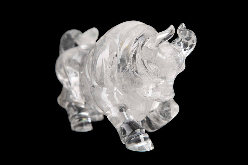 Rock Crystal Bull