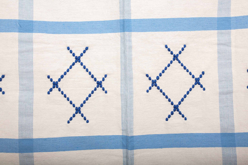 Tablecloth, Blue Check
