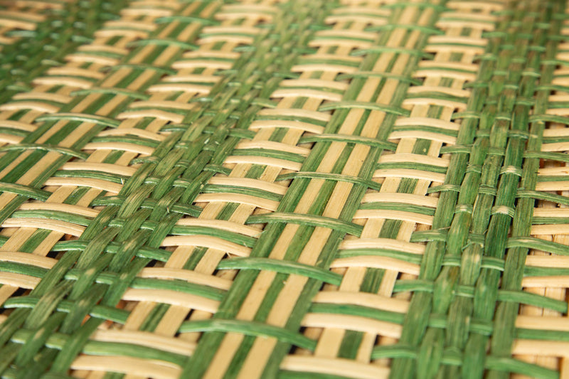 Green Peacock Rattan Side Chair by Creel and Gow