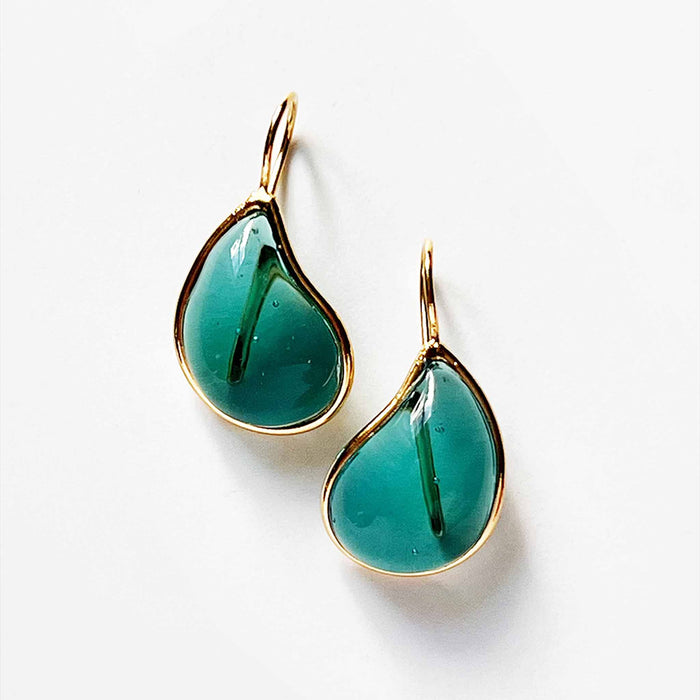 Loulou de la Falaise Teardrop Earrings, Lagoon