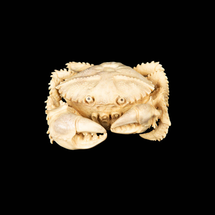 Hand-Carved Moose Antler Crab