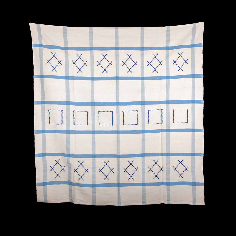 Tablecloth, Blue Check