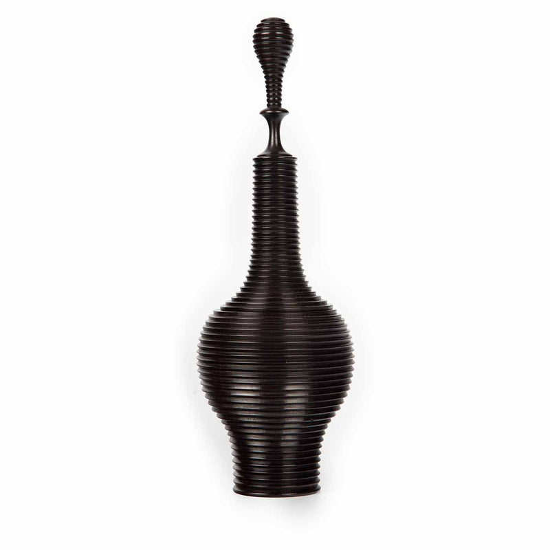 Turned Ebony Vessel