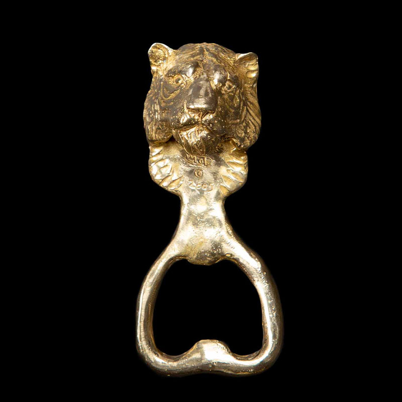 Brass Tiger Bottle Opener