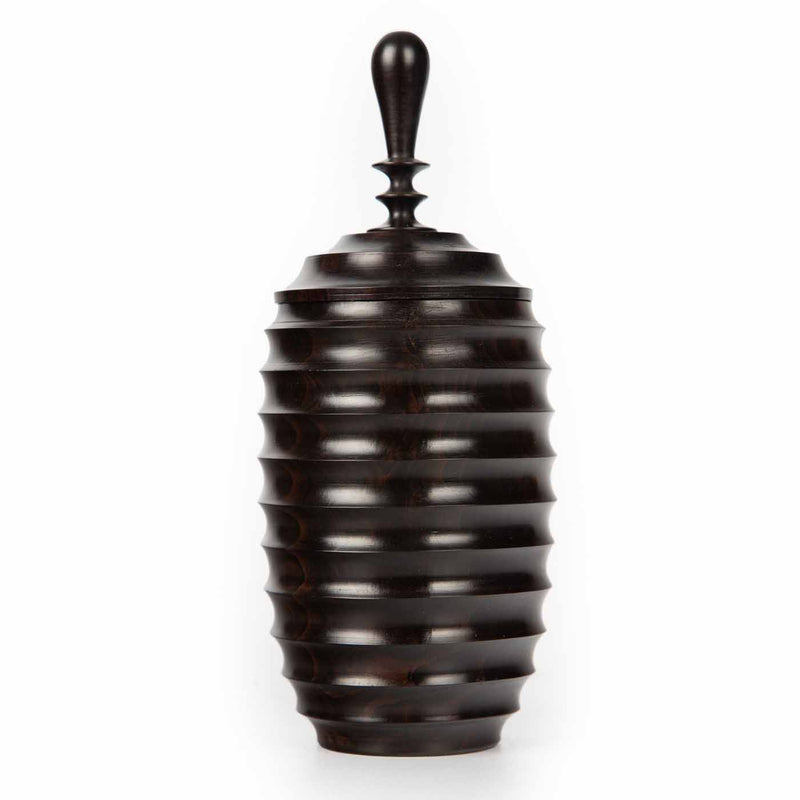 Turned Ebony Vessel