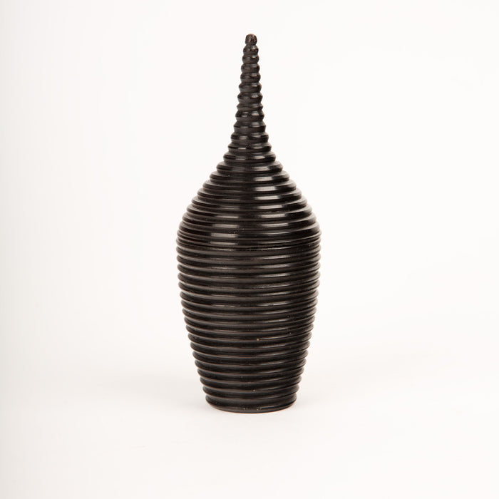 Turned Ebony Vessel