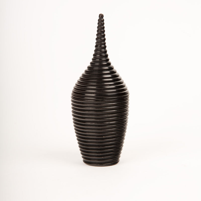 Turned Ebony Vessel