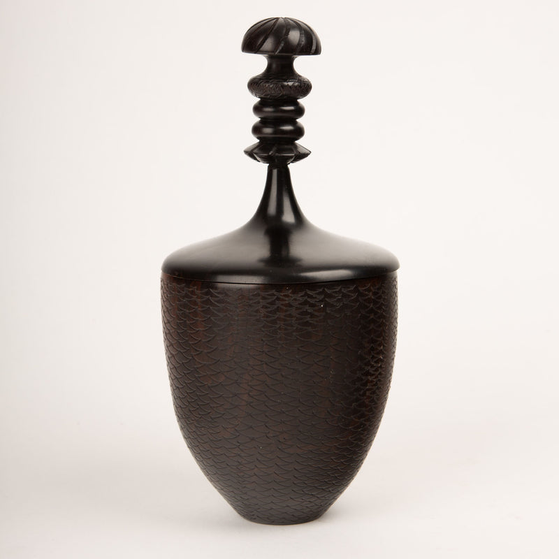 Turned Ebony Vessel