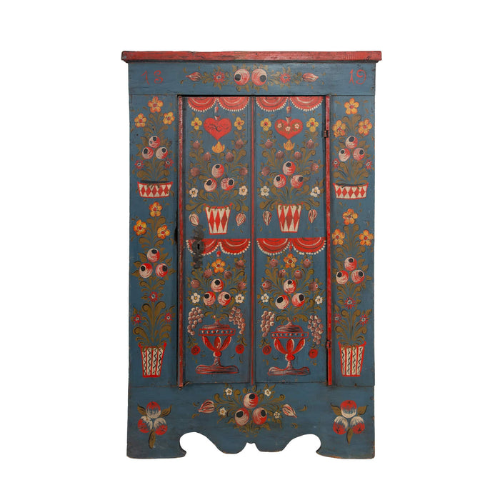 The Folk Painter’s Hand: 19th Century Painted Armoire