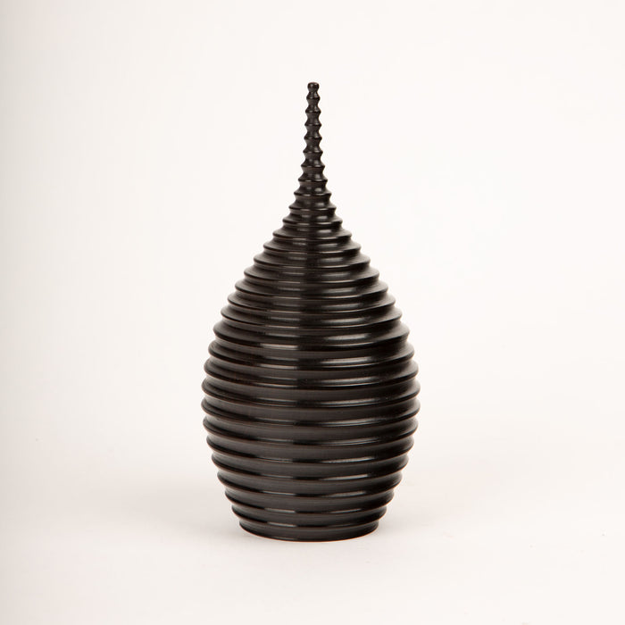 Turned Ebony Vessel