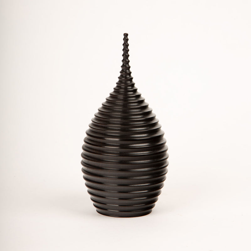 Turned Ebony Vessel