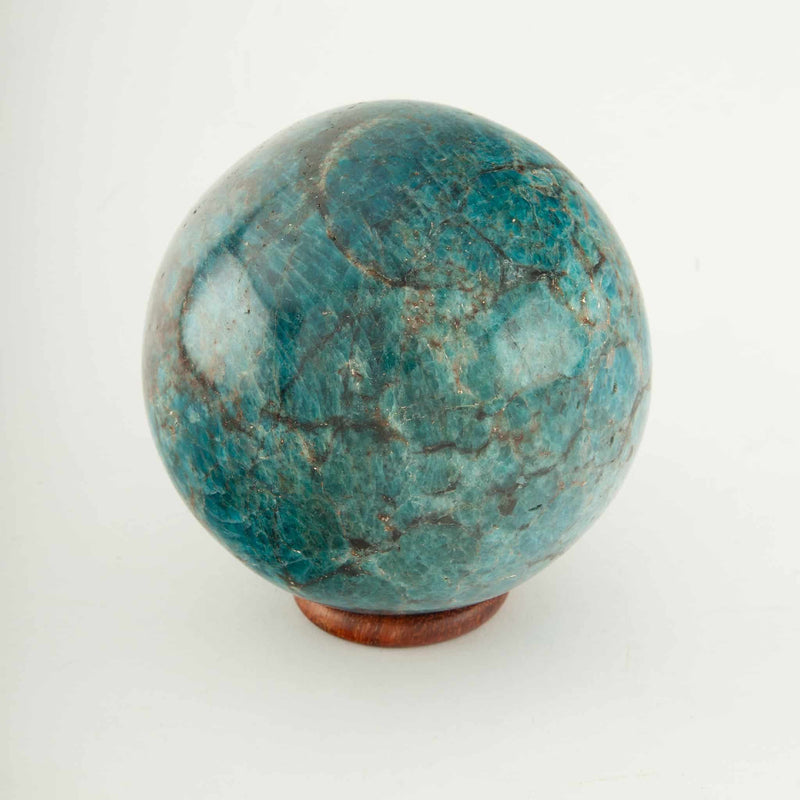 Blue Apatite Sphere 4"