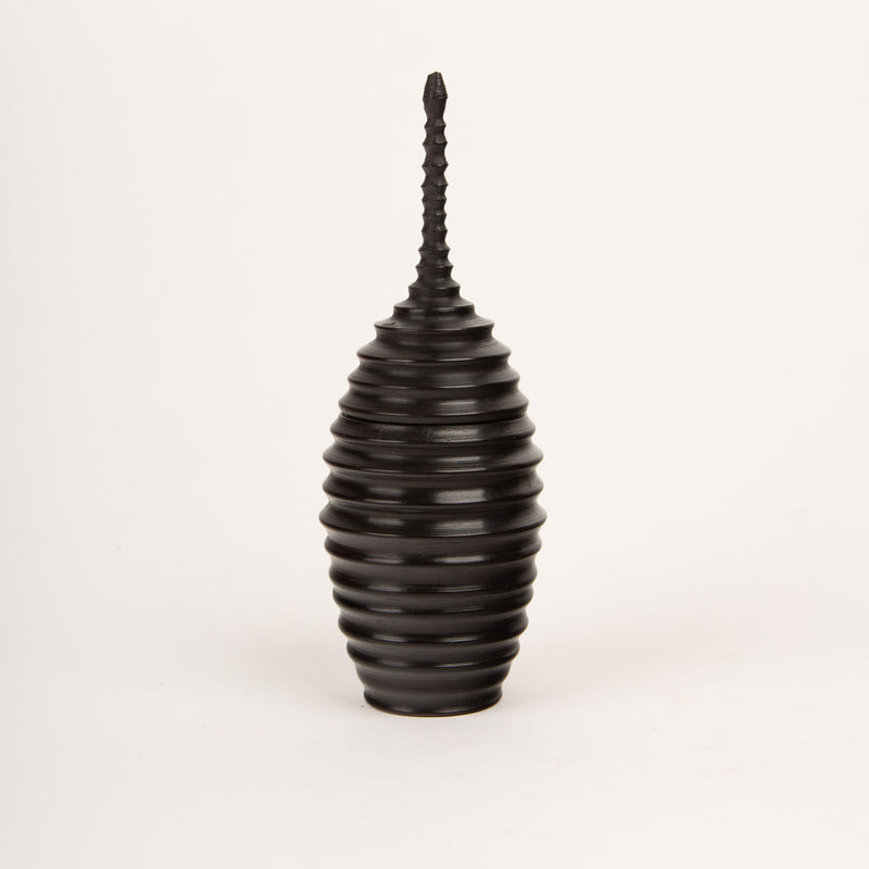 Turned Ebony Vessel