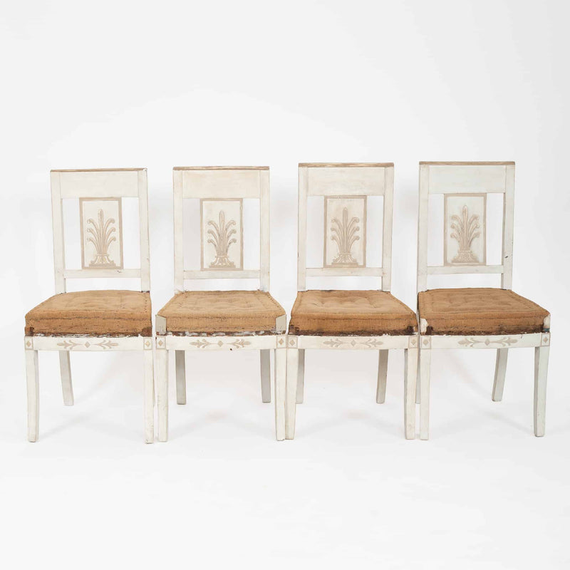 Set of Eight French Directoire Side Chairs, Attributed to Jacob, Circa 1800