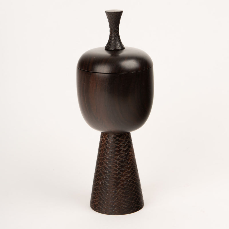 Turned Ebony Vessel