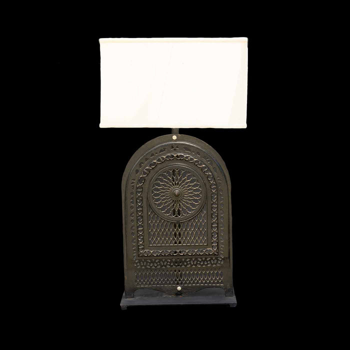 Antique Fireplace Gate Lamp