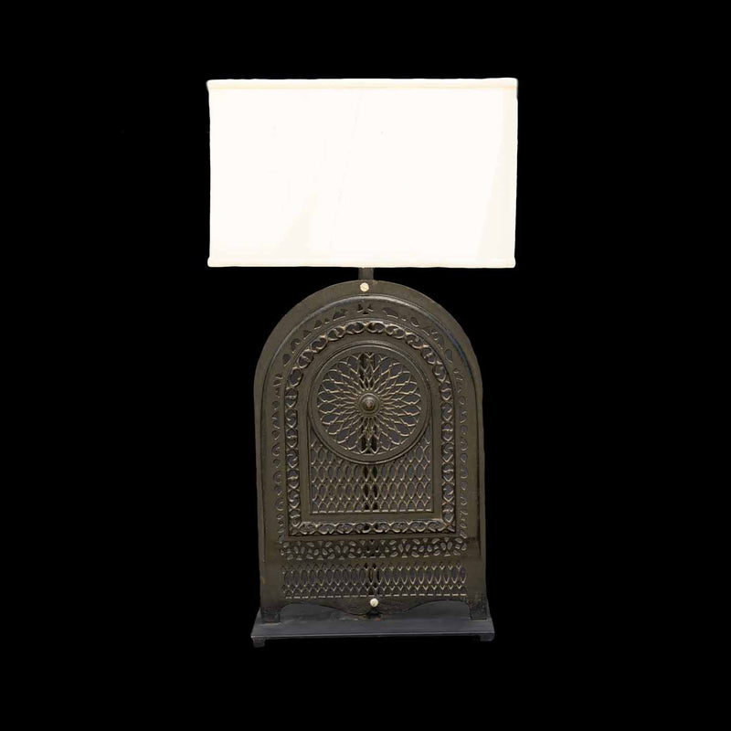 Antique Fireplace Gate Lamp